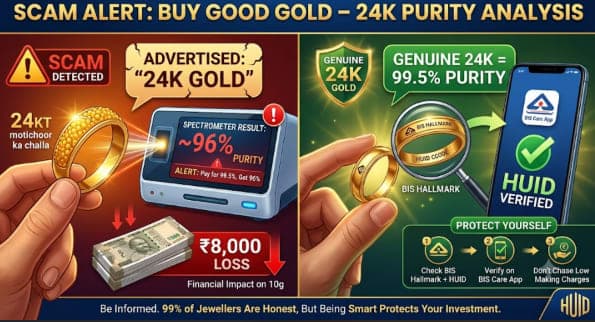 Scam Alert: This 24KT Gold Ring Tested at Only 96% Purity - Here's How to Protect Yourself