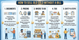 How to Sell Gold Without Bill in India